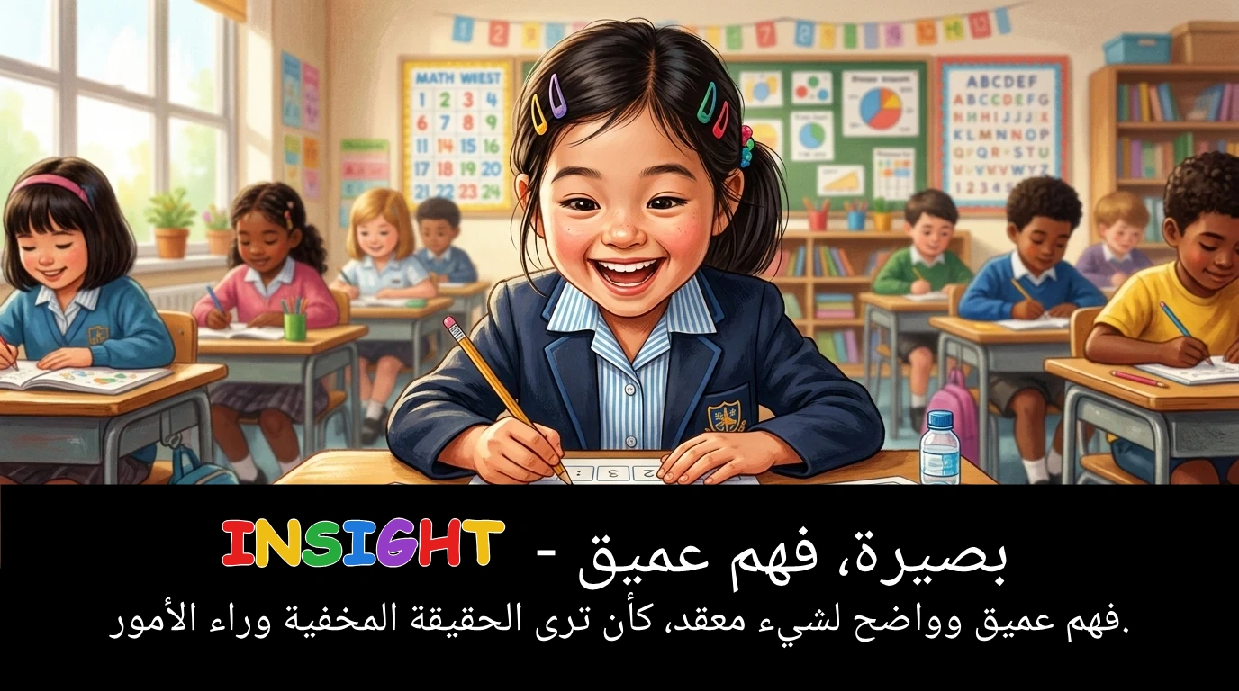 Arabic Illustration for insight